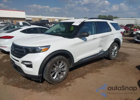 2022 Ford Explorer Xlt z USA, uszkodzony, nr VIN 1FMSK7DH5NGA33159